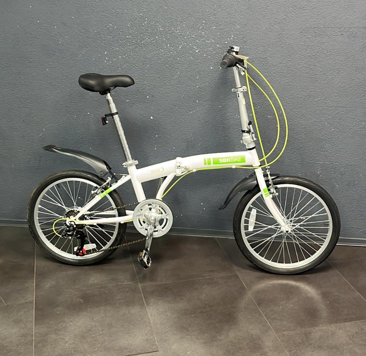 SBK Vouwfiets wit - Nieuw, rijklaar en betaalbaar