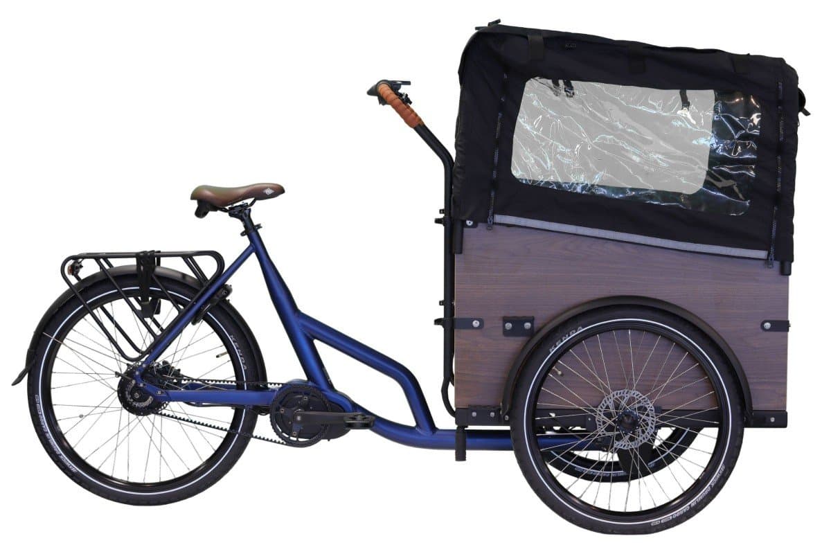 Altec Elektrische Bakfiets Matt Blue Metallic - Rijklaar