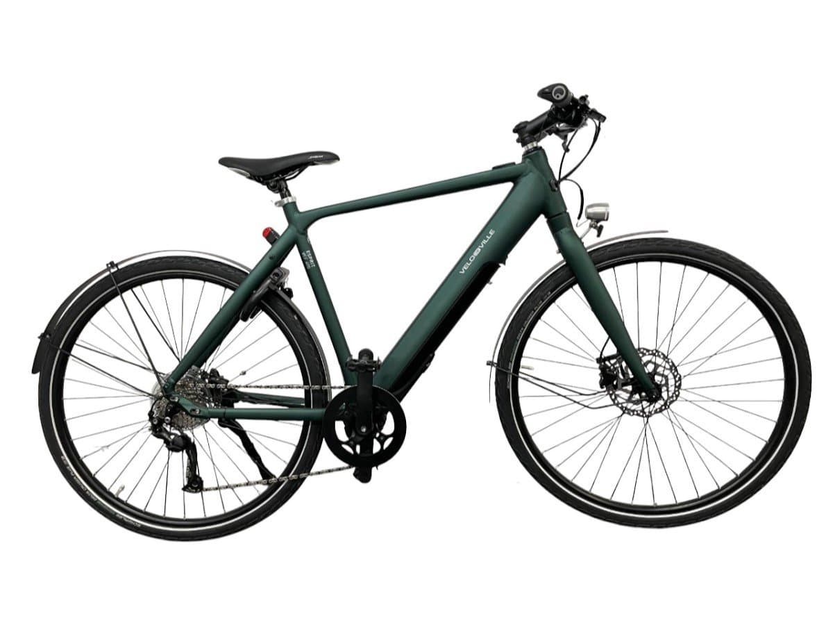 Velo De Ville Elektrische Hybride Fiets - Donker Groen