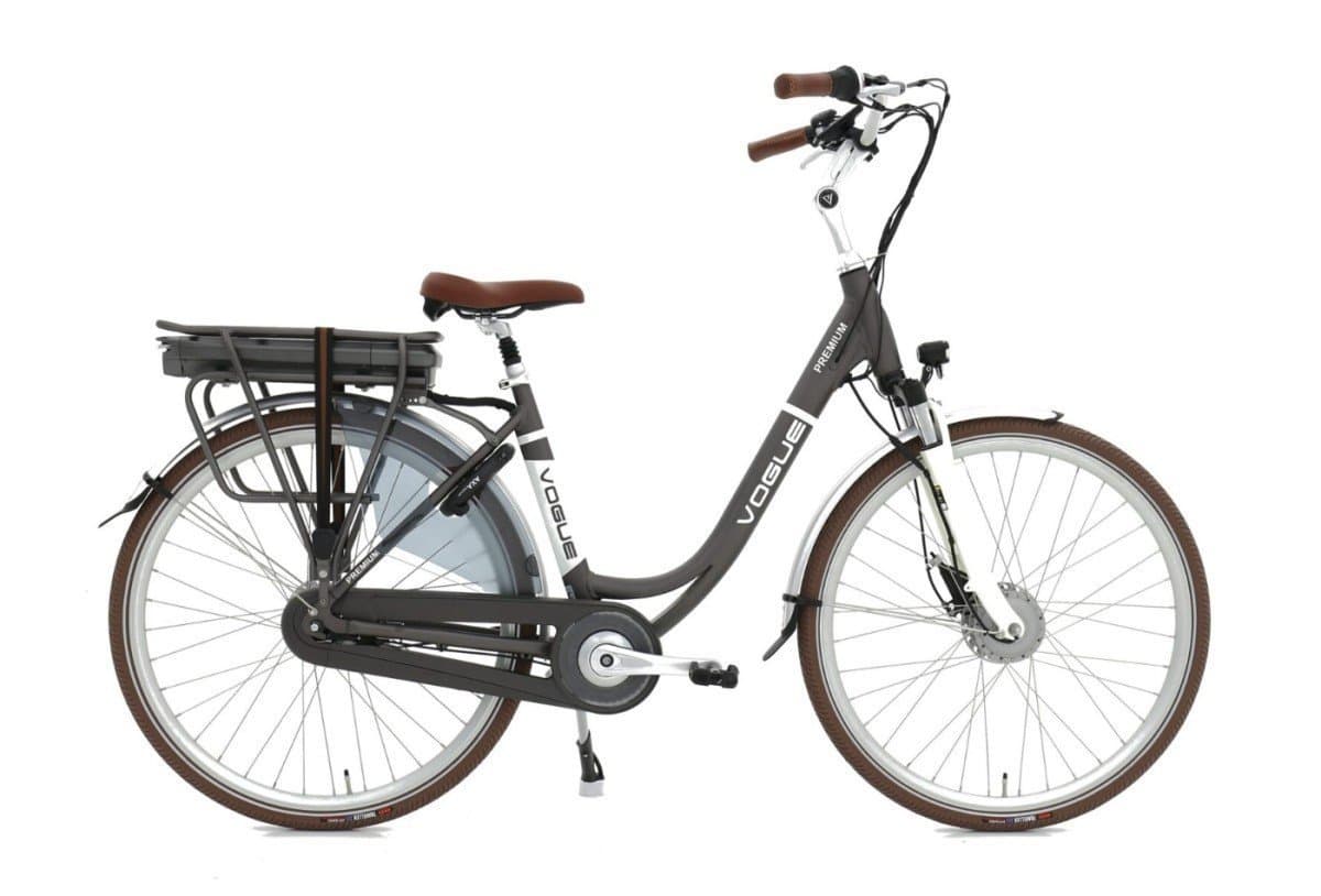Vogue Elektrische Stadsfiets Zwart - Rijklaar