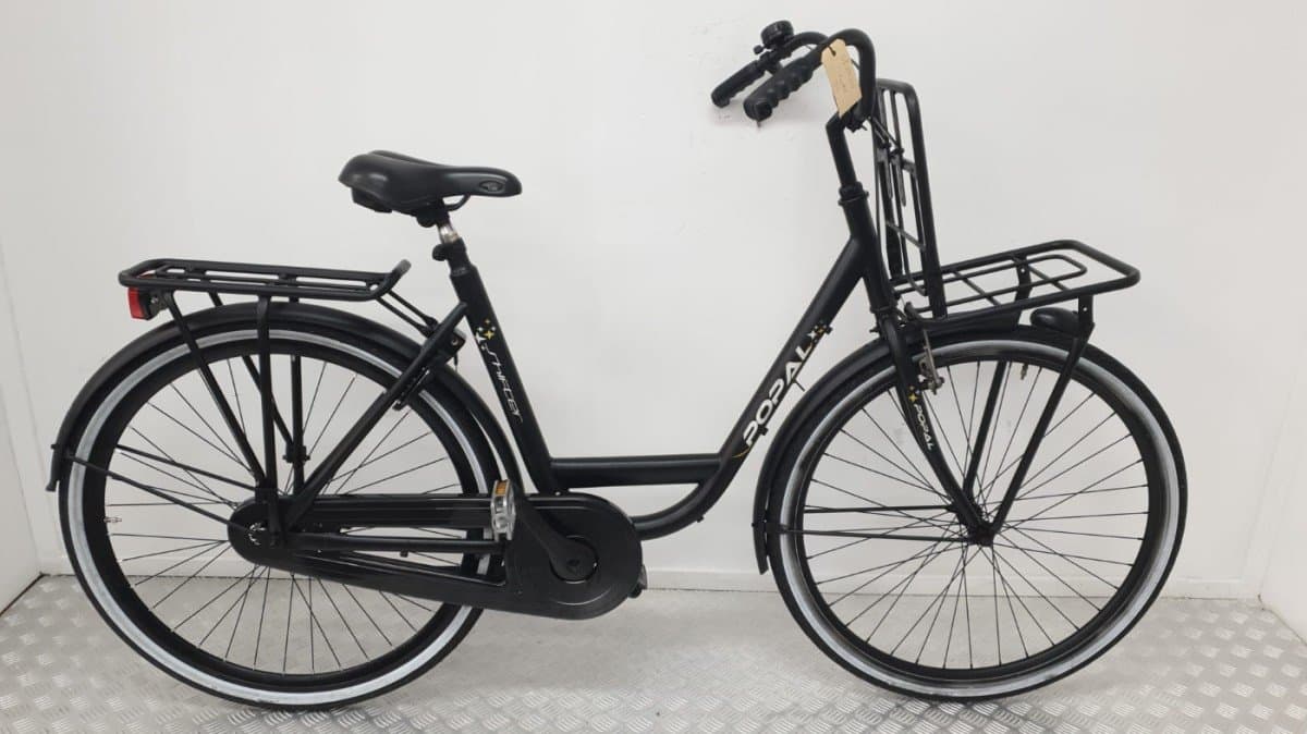 Tweedehands Popal Transportfiets Zwart - Rijklaar €269